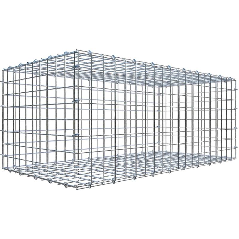 Gabiona C-Ring-Gabione 40 x 100 x 50 cm Maschenw 5 x 5 cm von Gabiona