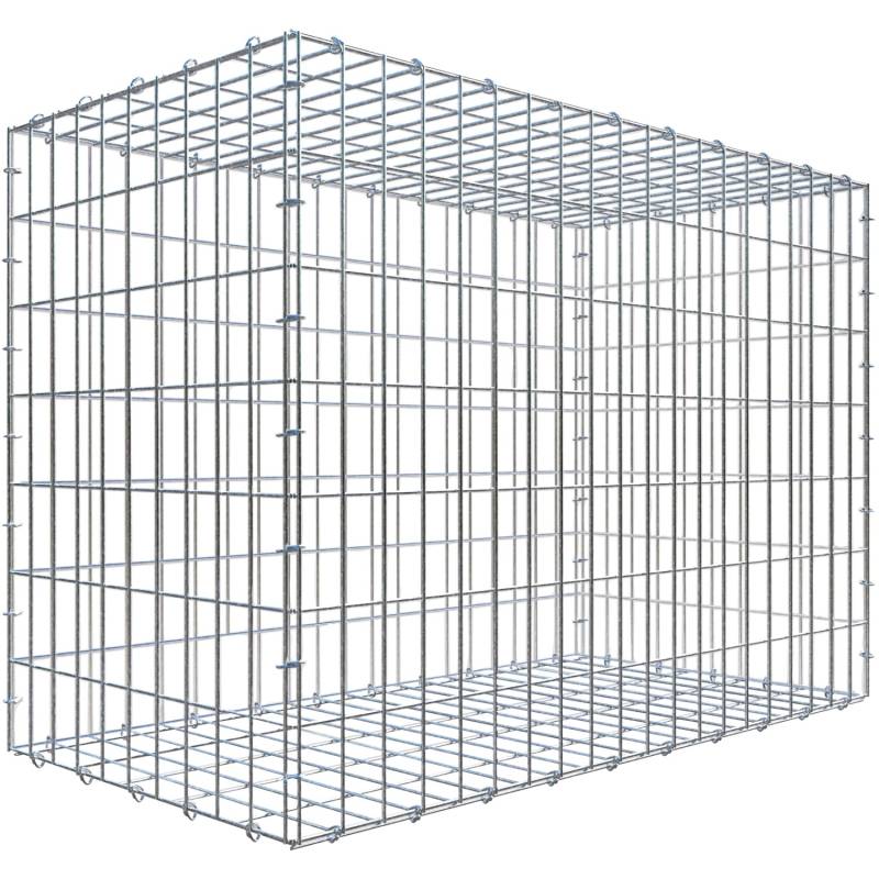 Gabiona C-Ring-Gabione 70 x 100 x 50 cm Maschenw 5 x 10 cm von Gabiona