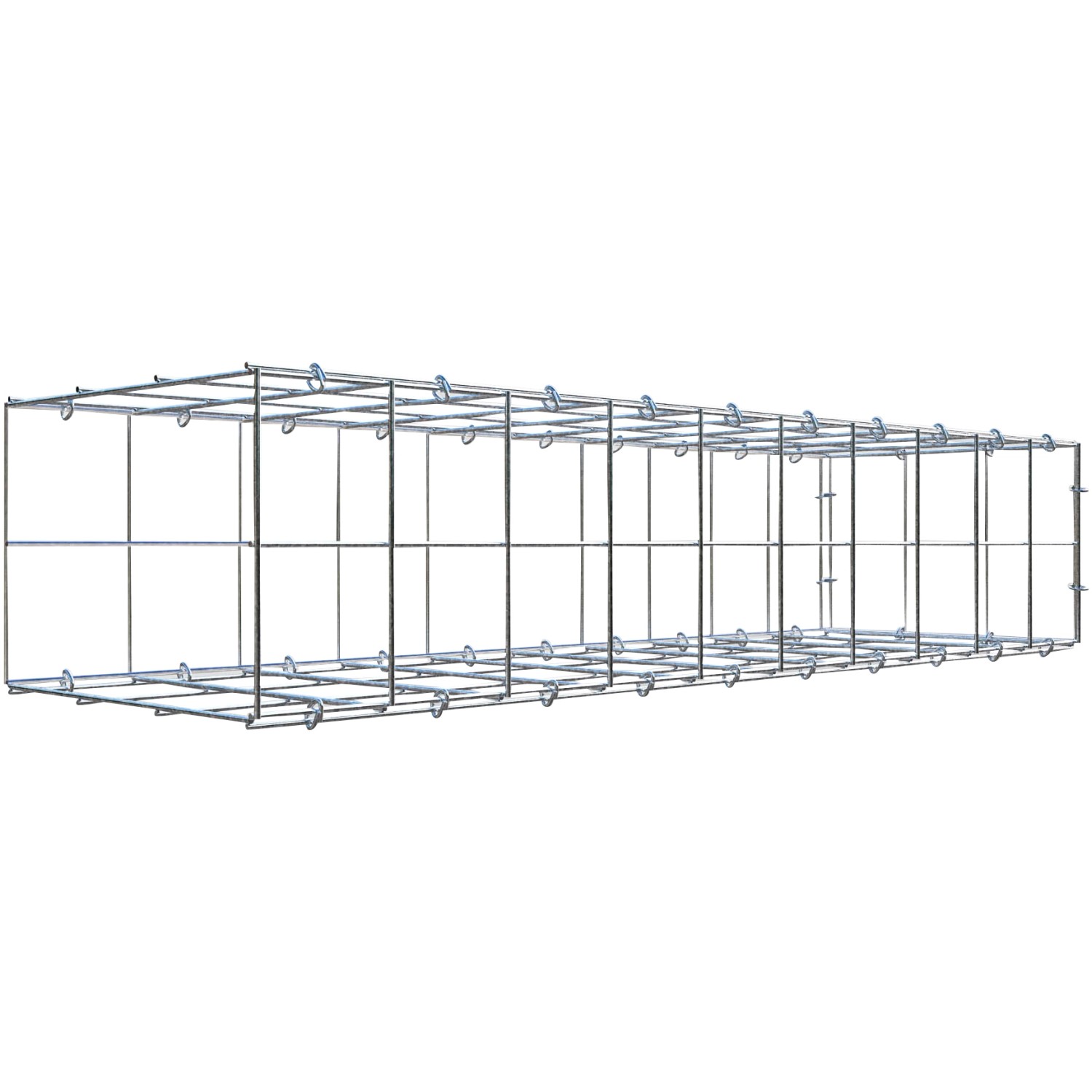 Gabiona C-Ring-Gabione-Anbaukorb Typ 2 20 x 100 x 30 cm Maschenw 10 x 10 cm Gabiona C-Ring-Gabione-Anbaukorb Typ 2 20 x 100 x 30 cm Maschenw 10 x 10 cm von Gabiona