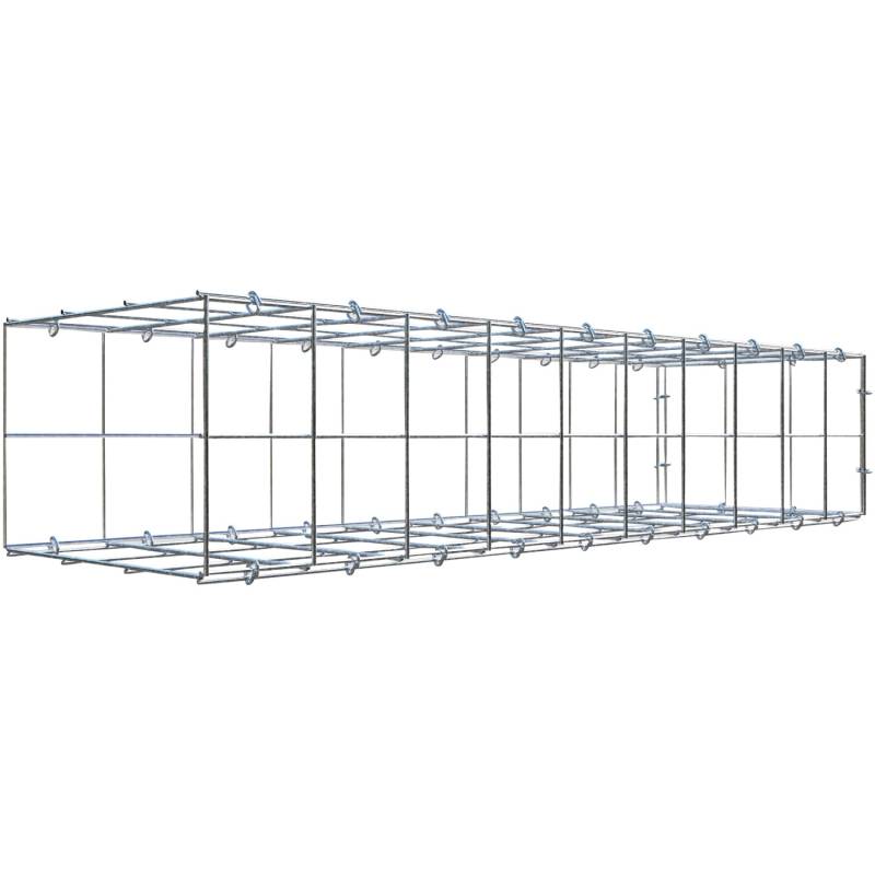 Gabiona C-Ring-Gabione-Anbaukorb Typ 2 20 x 100 x 30 cm Maschenw 10 x 10 cm von Gabiona