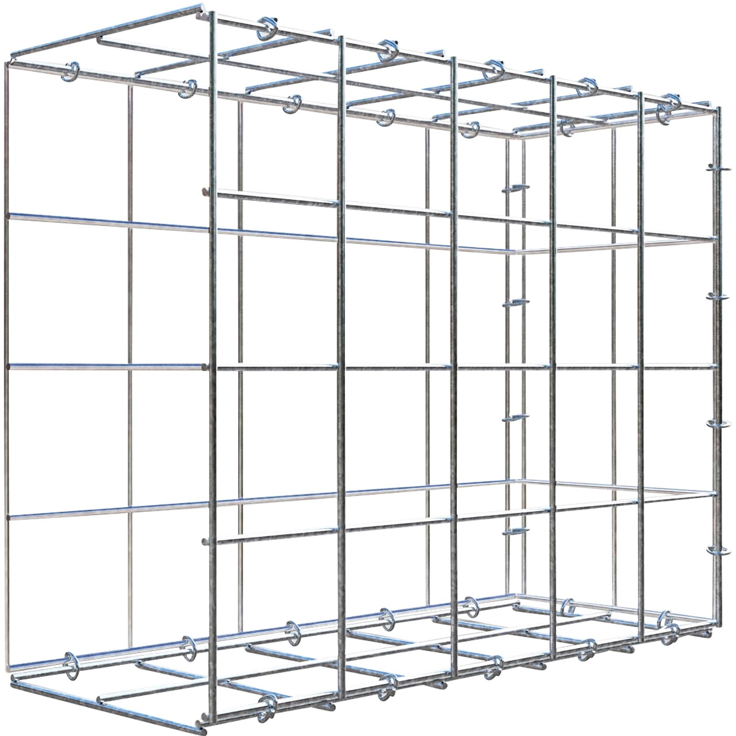 Gabiona C-Ring-Gabione-Anbaukorb Typ 2 40 x 50 x 20 cm Maschenw 10 x 10 cm Gabiona C-Ring-Gabione-Anbaukorb Typ 2 40 x 50 x 20 cm Maschenw 10 x 10 cm von Gabiona