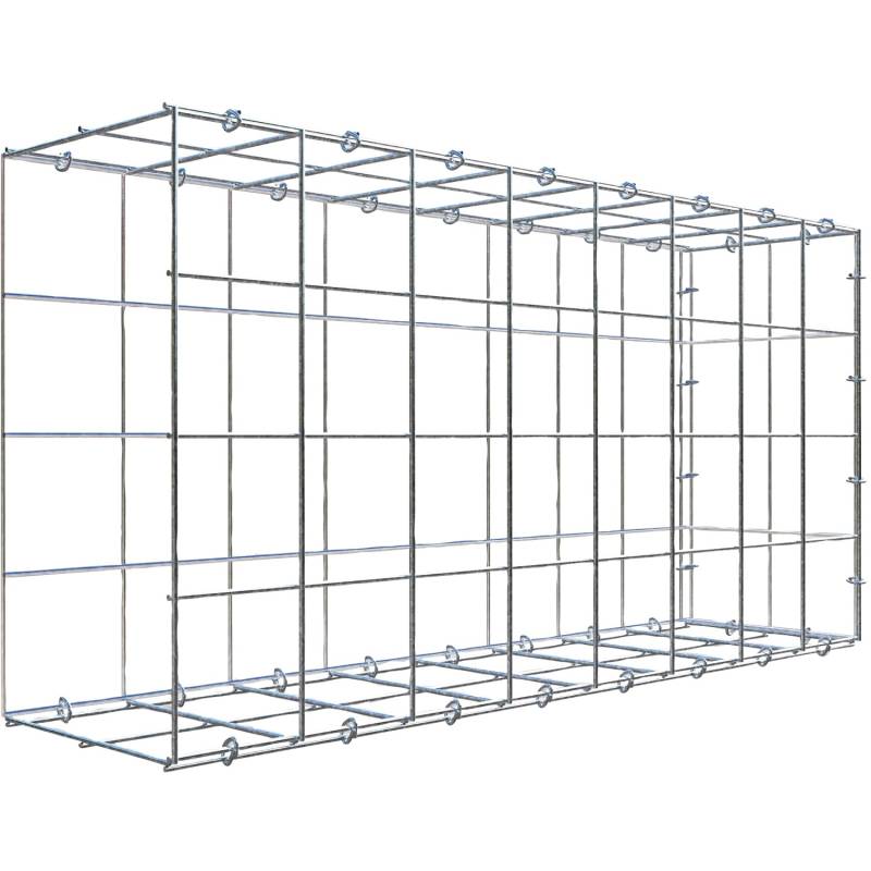 Gabiona C-Ring-Gabione-Anbaukorb Typ 2 40 x 80 x 20 cm Maschenw 10 x 10 cm von Gabiona