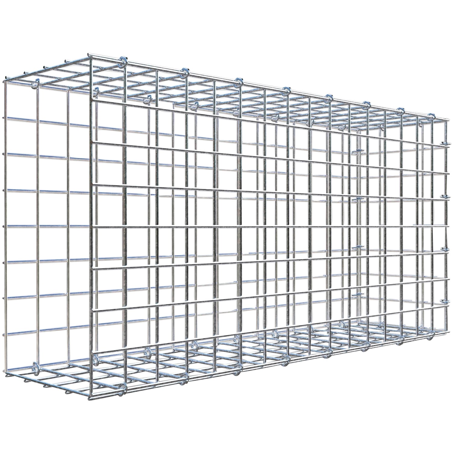 Gabiona C-Ring-Gabione-Anbaukorb Typ 2 40 x 80 x 20 cm Maschenw 5 x 5 cm Gabiona C-Ring-Gabione-Anbaukorb Typ 2 40 x 80 x 20 cm Maschenw 5 x 5 cm von Gabiona