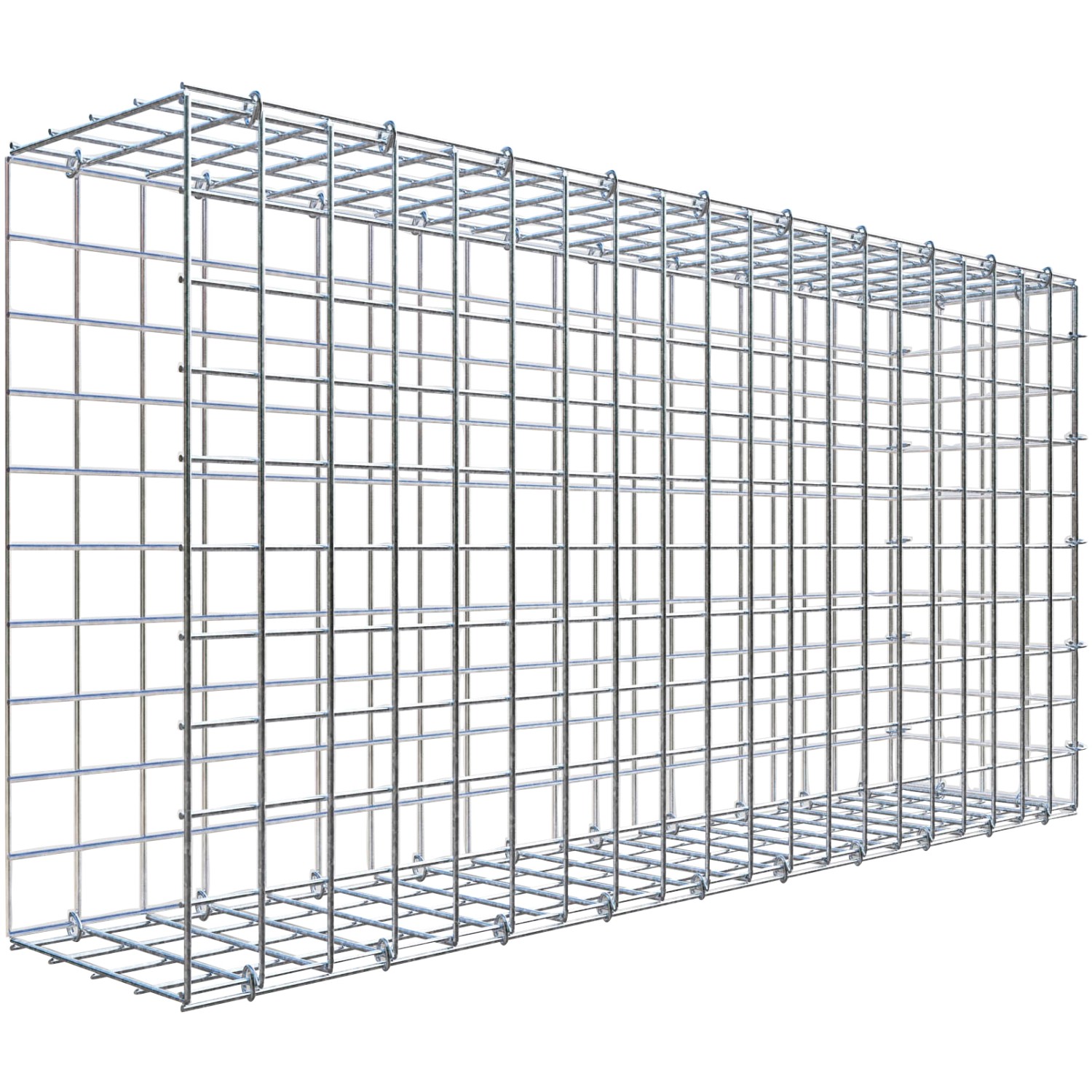 Gabiona C-Ring-Gabione-Anbaukorb Typ 2 50 x 100 x 20 cm Maschenw 5 x 5 cm Gabiona C-Ring-Gabione-Anbaukorb Typ 2 50 x 100 x 20 cm Maschenw 5 x 5 cm von Gabiona