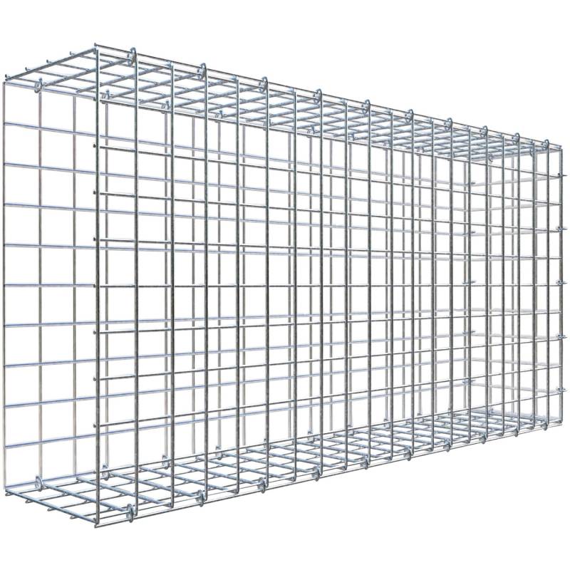 Gabiona C-Ring-Gabione-Anbaukorb Typ 2 50 x 100 x 20 cm Maschenw 5 x 5 cm von Gabiona