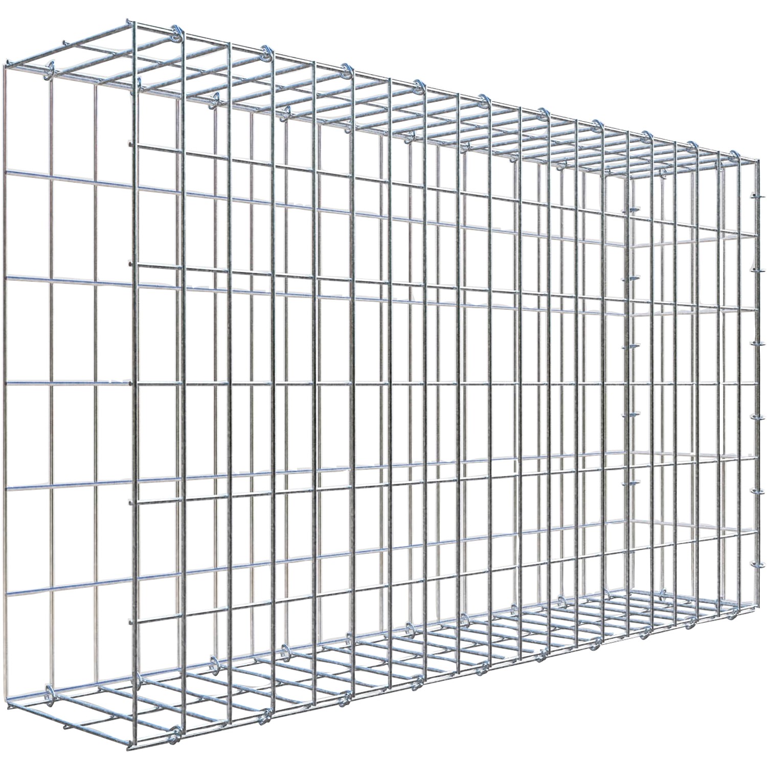 Gabiona C-Ring-Gabione-Anbaukorb Typ 2 60 x 100 x 20 cm Maschenw 5 x 10 cm Gabiona C-Ring-Gabione-Anbaukorb Typ 2 60 x 100 x 20 cm Maschenw 5 x 10 cm von Gabiona