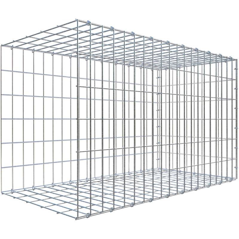 Gabiona C-Ring-Gabione-Anbaukorb Typ 2 60 x 100 x 50 cm Maschenw 5 x 10 cm von Gabiona