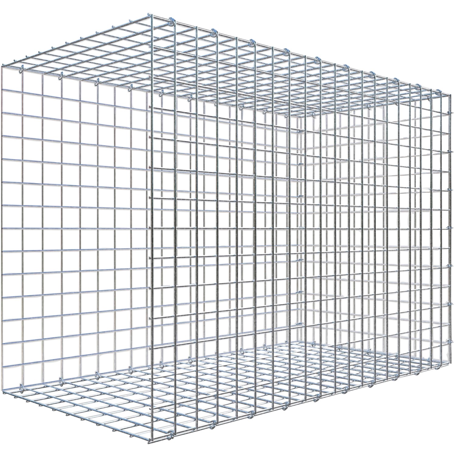 Gabiona C-Ring-Gabione-Anbaukorb Typ 2 70 x 100 x 50 cm Maschenw 5 x 5 cm Gabiona C-Ring-Gabione-Anbaukorb Typ 2 70 x 100 x 50 cm Maschenw 5 x 5 cm von Gabiona