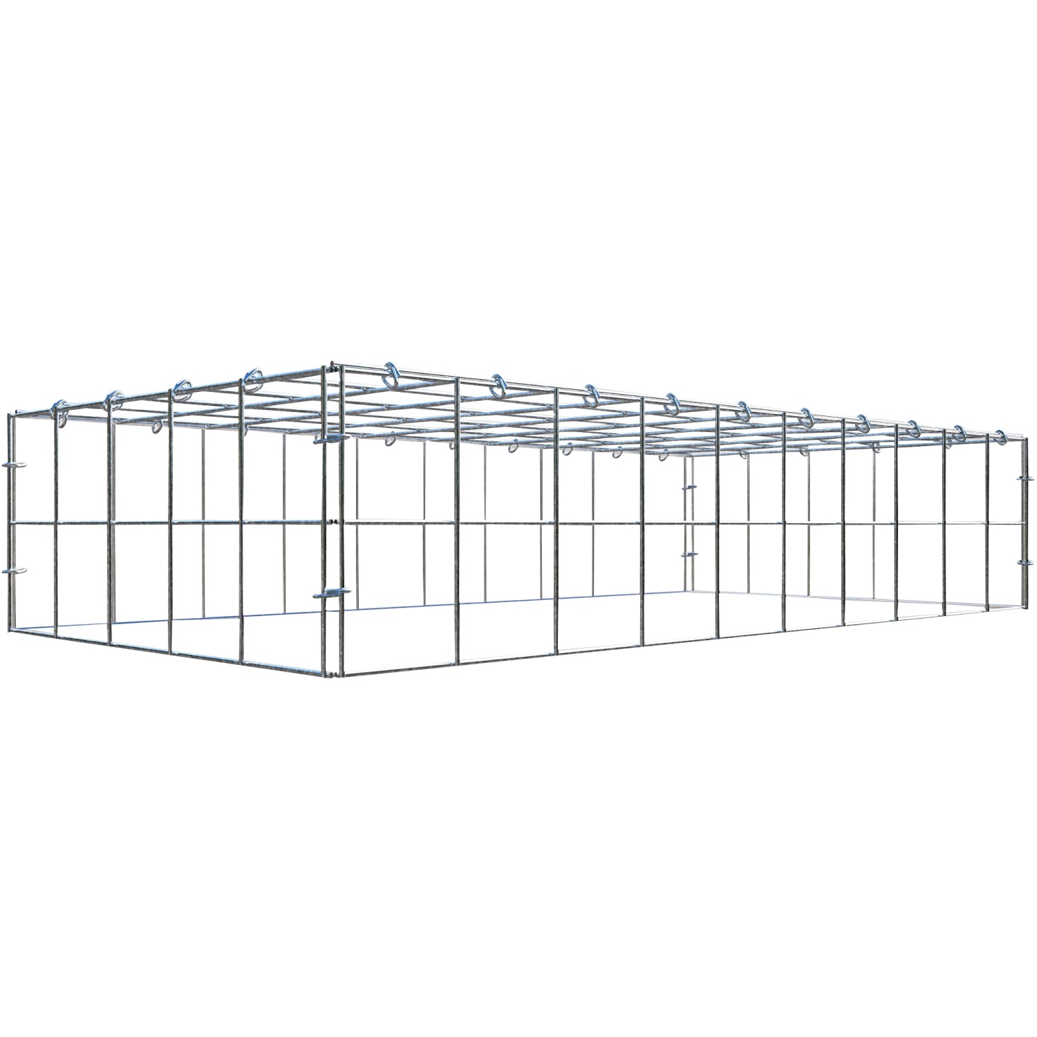 Gabiona C-Ring-Gabione-Anbaukorb Typ 3 20 x 100 x 50 cm Maschenw 10 x 10 cm von Gabiona