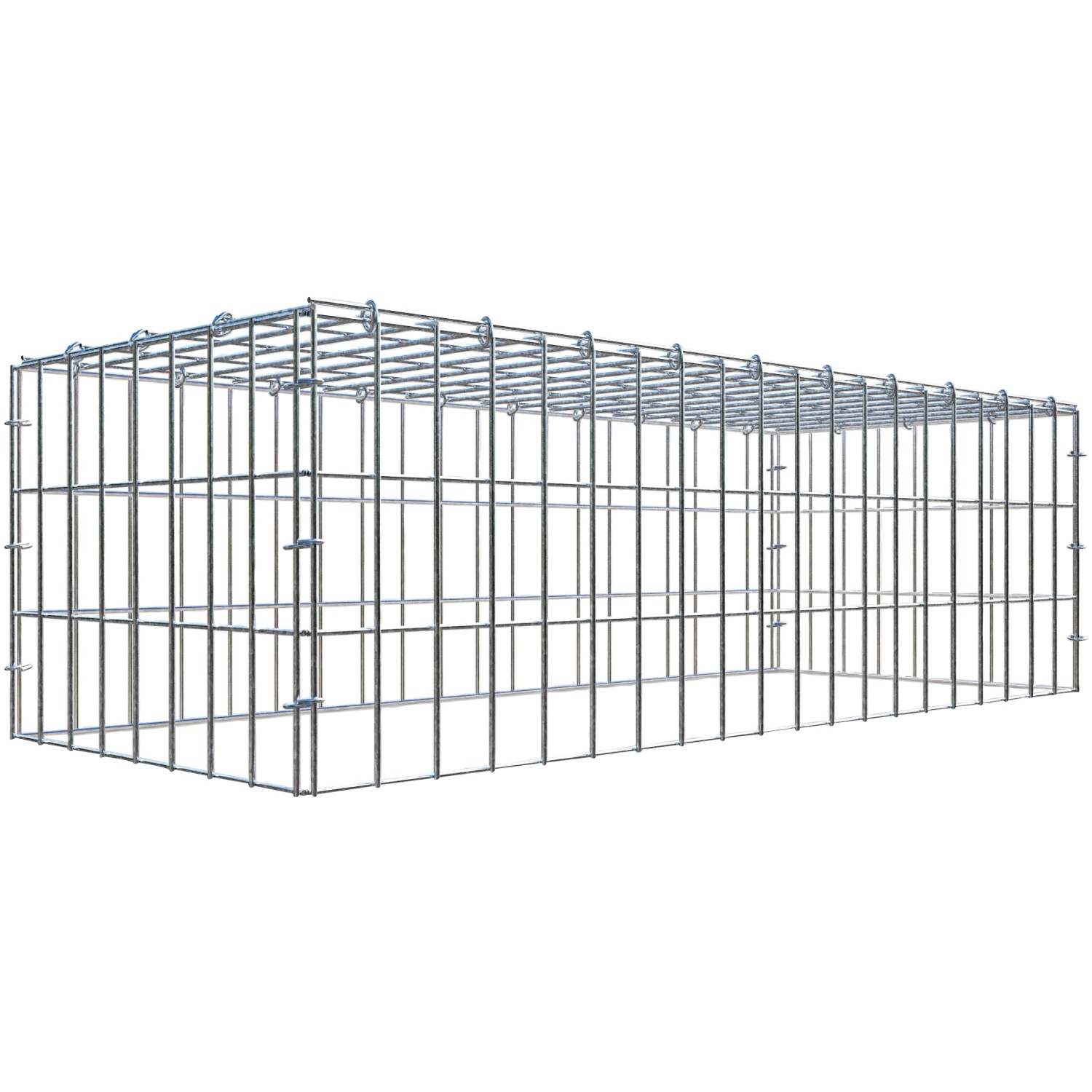 Gabiona C-Ring-Gabione-Anbaukorb Typ 3 30 x 100 x 40 cm Maschenw 5 x 10 cm Gabiona C-Ring-Gabione-Anbaukorb Typ 3 30 x 100 x 40 cm Maschenw 5 x 10 cm von Gabiona