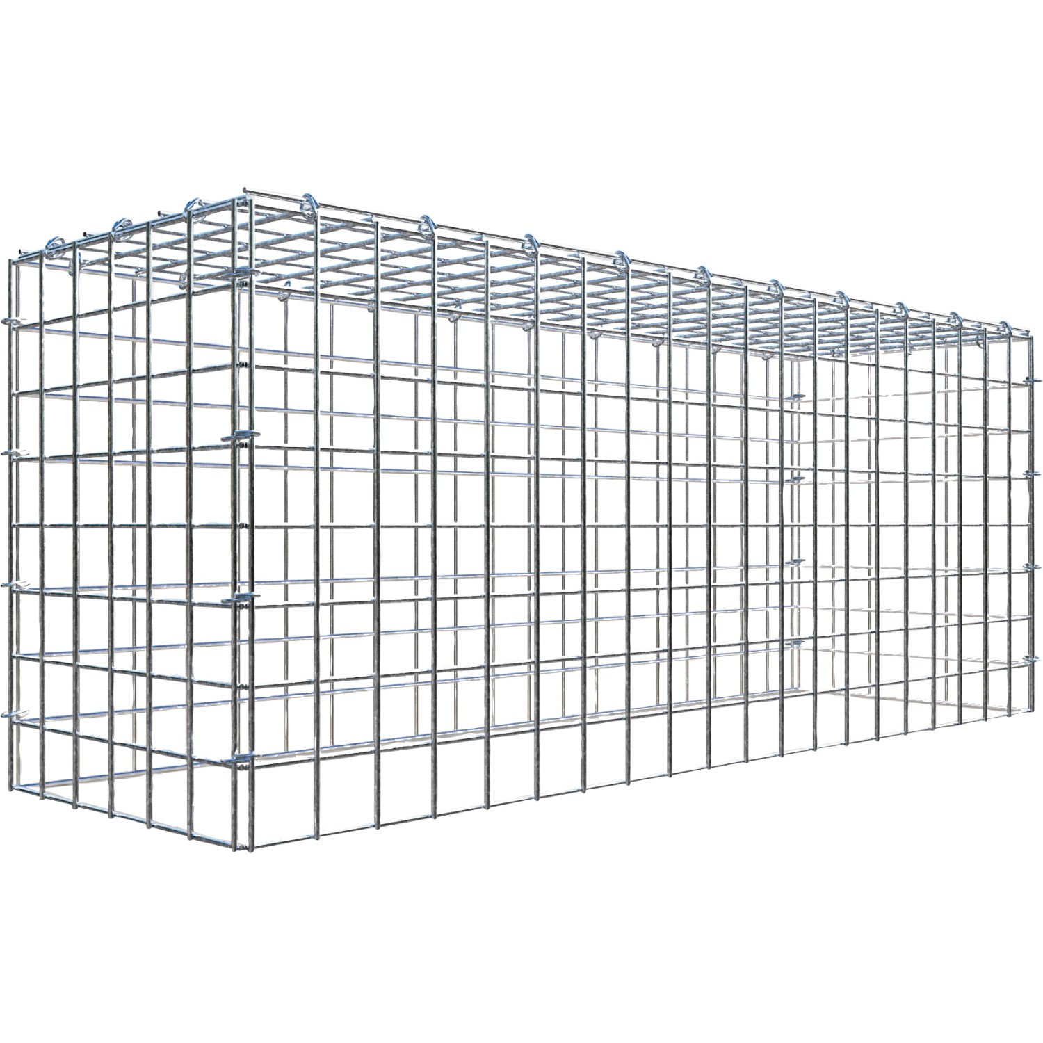 Gabiona C-Ring-Gabione-Anbaukorb Typ 3 40 x 100 x 30 cm Maschenw 5 x 5 cm Gabiona C-Ring-Gabione-Anbaukorb Typ 3 40 x 100 x 30 cm Maschenw 5 x 5 cm von Gabiona