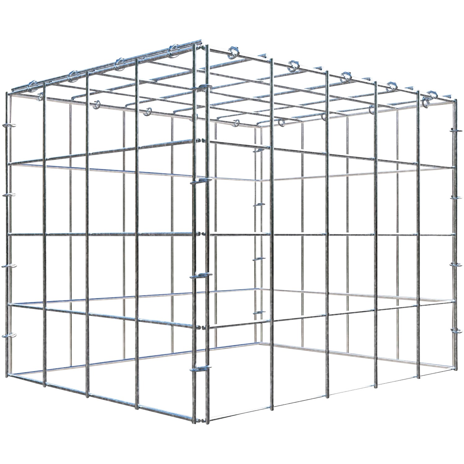 Gabiona C-Ring-Gabione-Anbaukorb Typ 3 40 x 50 x 40 cm Maschenw 10 x 10 cm Gabiona C-Ring-Gabione-Anbaukorb Typ 3 40 x 50 x 40 cm Maschenw 10 x 10 cm von Gabiona