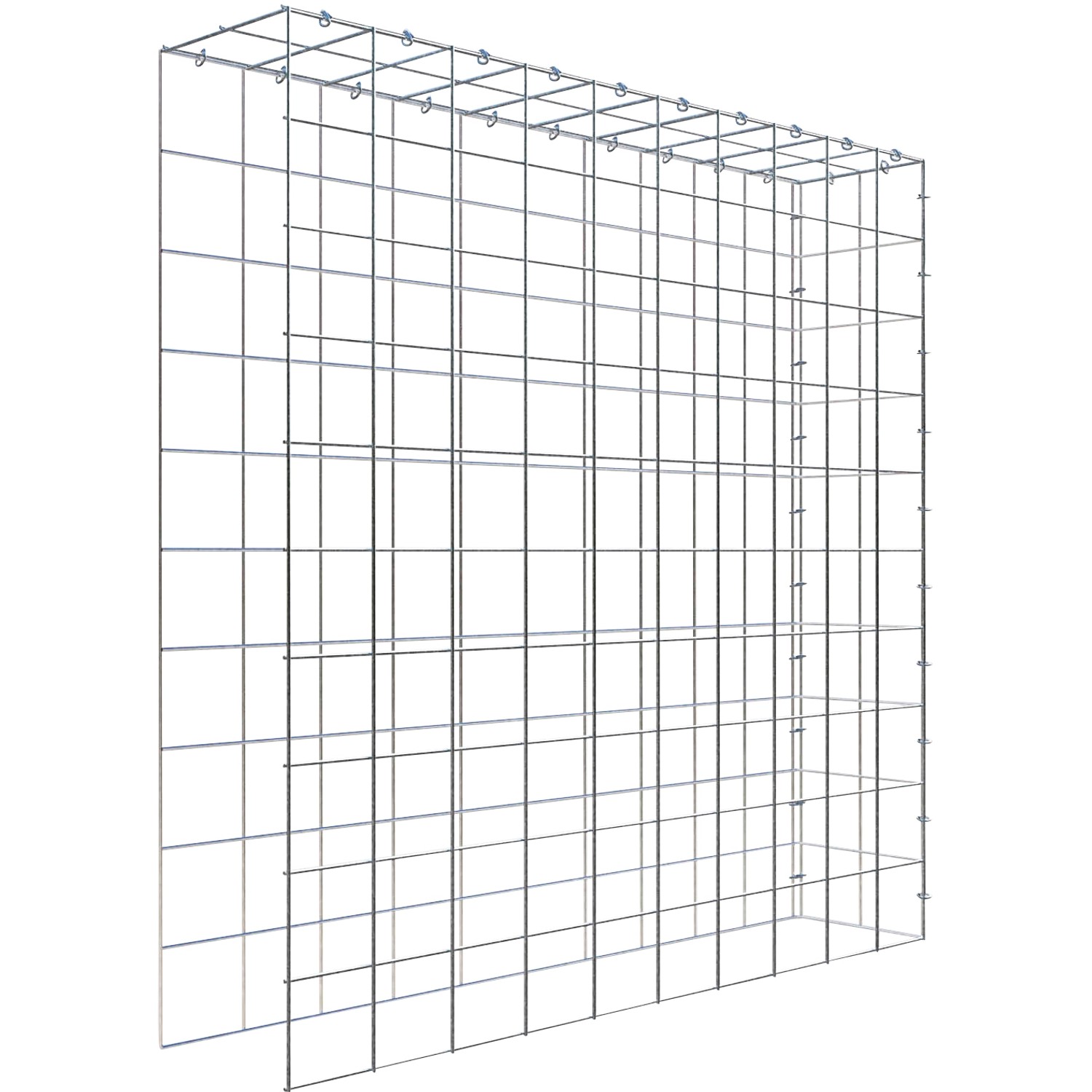 Gabiona C-Ring-Gabione-Anbaukorb Typ 4 100 x 100 x 20 cm Maschenw 10 x 10 cm Gabiona C-Ring-Gabione-Anbaukorb Typ 4 100 x 100 x 20 cm Maschenw 10 x 10 cm von Gabiona