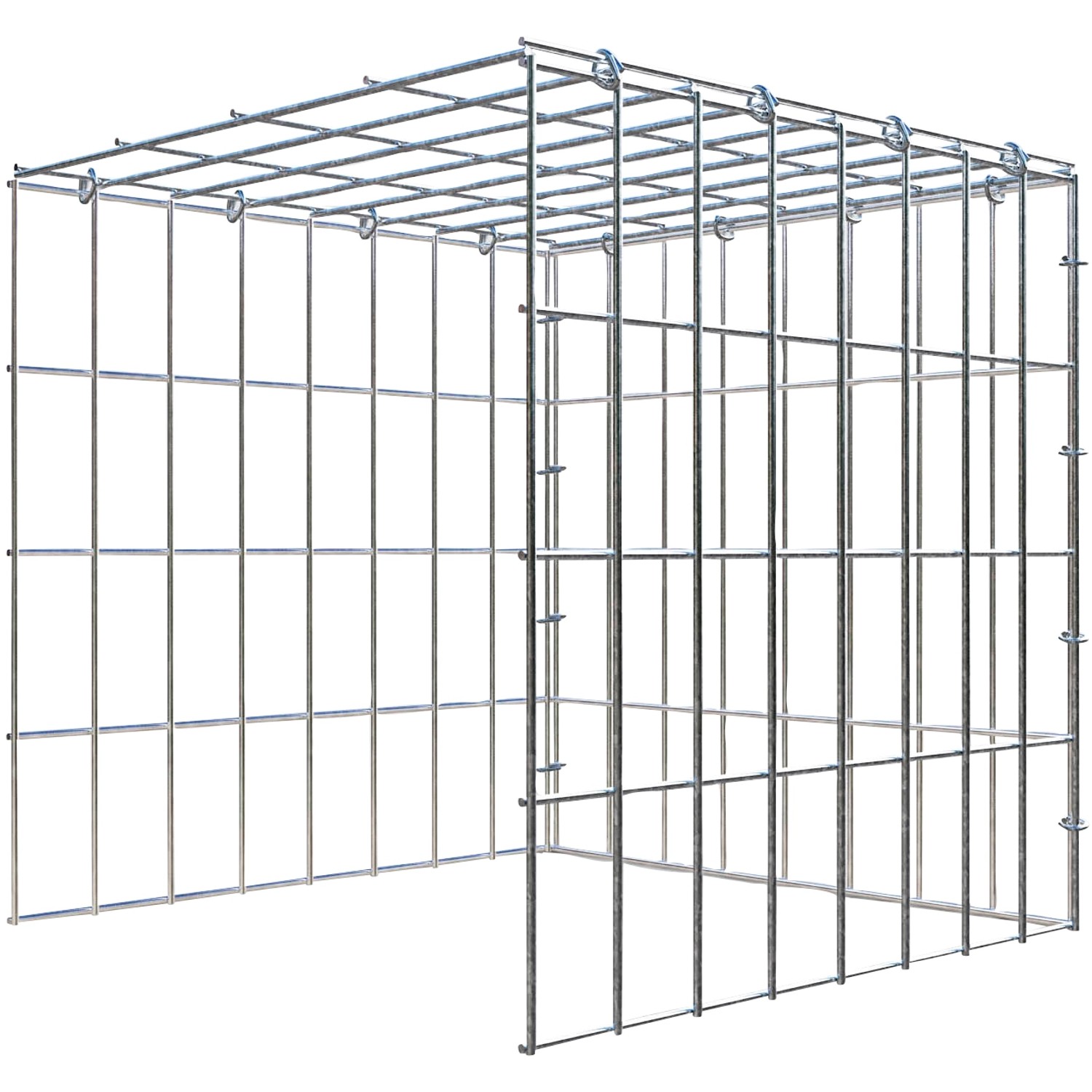 Gabiona C-Ring-Gabione-Anbaukorb Typ 4 40 x 40 x 40 cm Maschenw 5 x 10 cm Gabiona C-Ring-Gabione-Anbaukorb Typ 4 40 x 40 x 40 cm Maschenw 5 x 10 cm von Gabiona