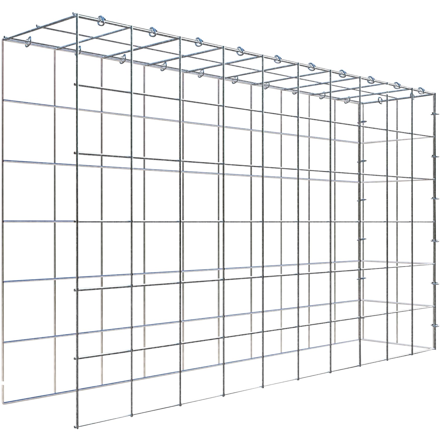 Gabiona C-Ring-Gabione-Anbaukorb Typ 4 60 x 100 x 20 cm Maschenw 10 x 10 cm Gabiona C-Ring-Gabione-Anbaukorb Typ 4 60 x 100 x 20 cm Maschenw 10 x 10 cm von Gabiona