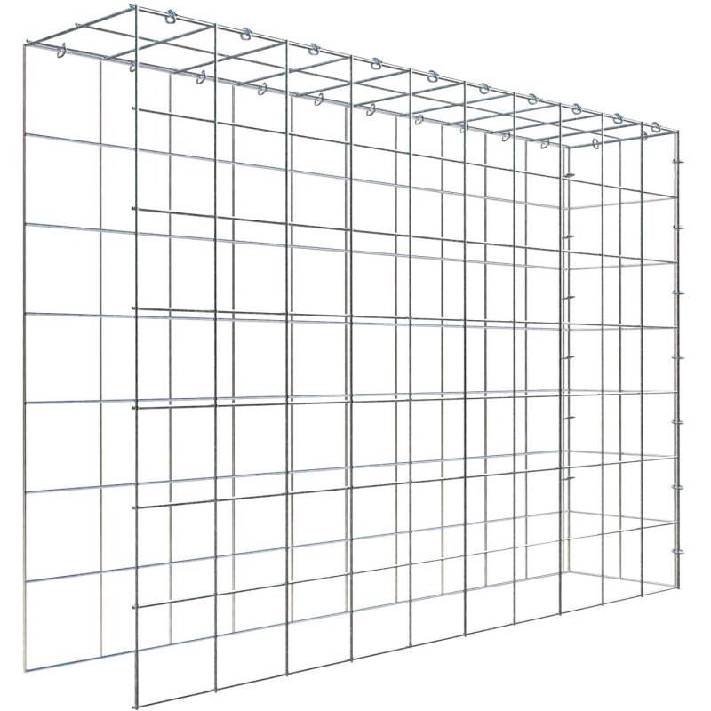 Gabiona C-Ring-Gabione-Anbaukorb Typ 4 70 x 100 x 20 cm Maschenw 10 x 10 cm von Gabiona