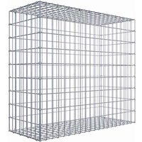 Gabiona Gabione, silbergrau, Maschenweite 5 cm x 10 cm, C-Ring - silberfarben Gabiona Gabione, silbergrau, Maschenweite 5 cm x 10 cm, C-Ring - silberfarben von Gabiona