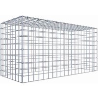 Gabiona Gabione, silbergrau, Maschenweite 5 cm x 5 cm, C-Ring - silberfarben Gabiona Gabione, silbergrau, Maschenweite 5 cm x 5 cm, C-Ring - silberfarben von Gabiona