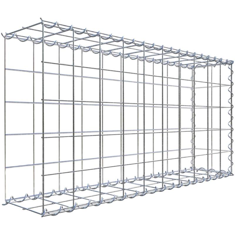 Gabiona Gabione-Anbaukorb Typ 2 50 x 100 x 20 cm Maschenw 10 x 10 cm von Gabiona