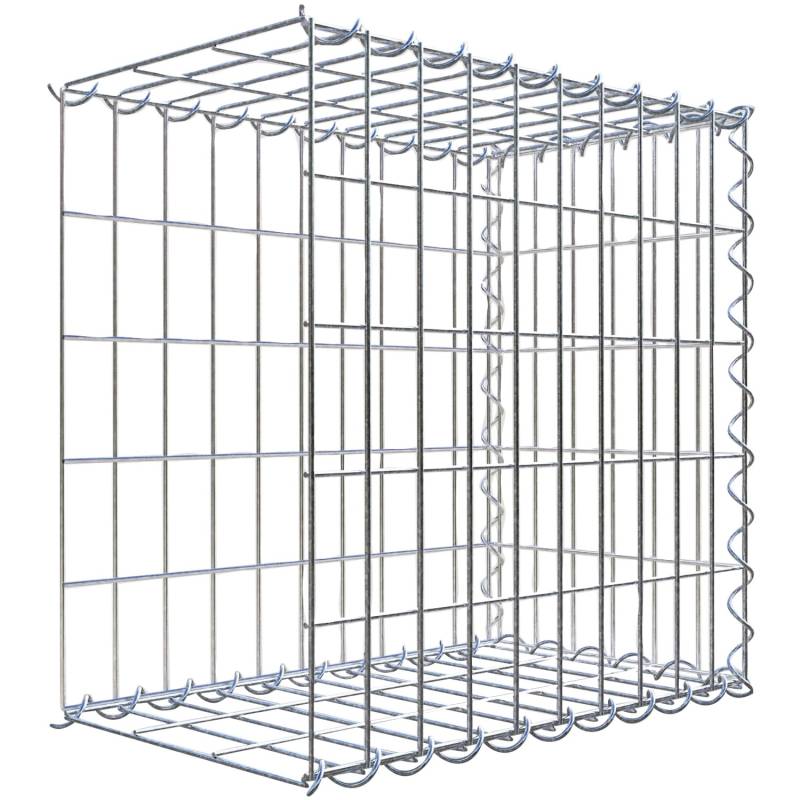 Gabiona Gabione-Anbaukorb Typ 2 50 x 50 x 30 cm Maschenw 5 x 10 cm von Gabiona