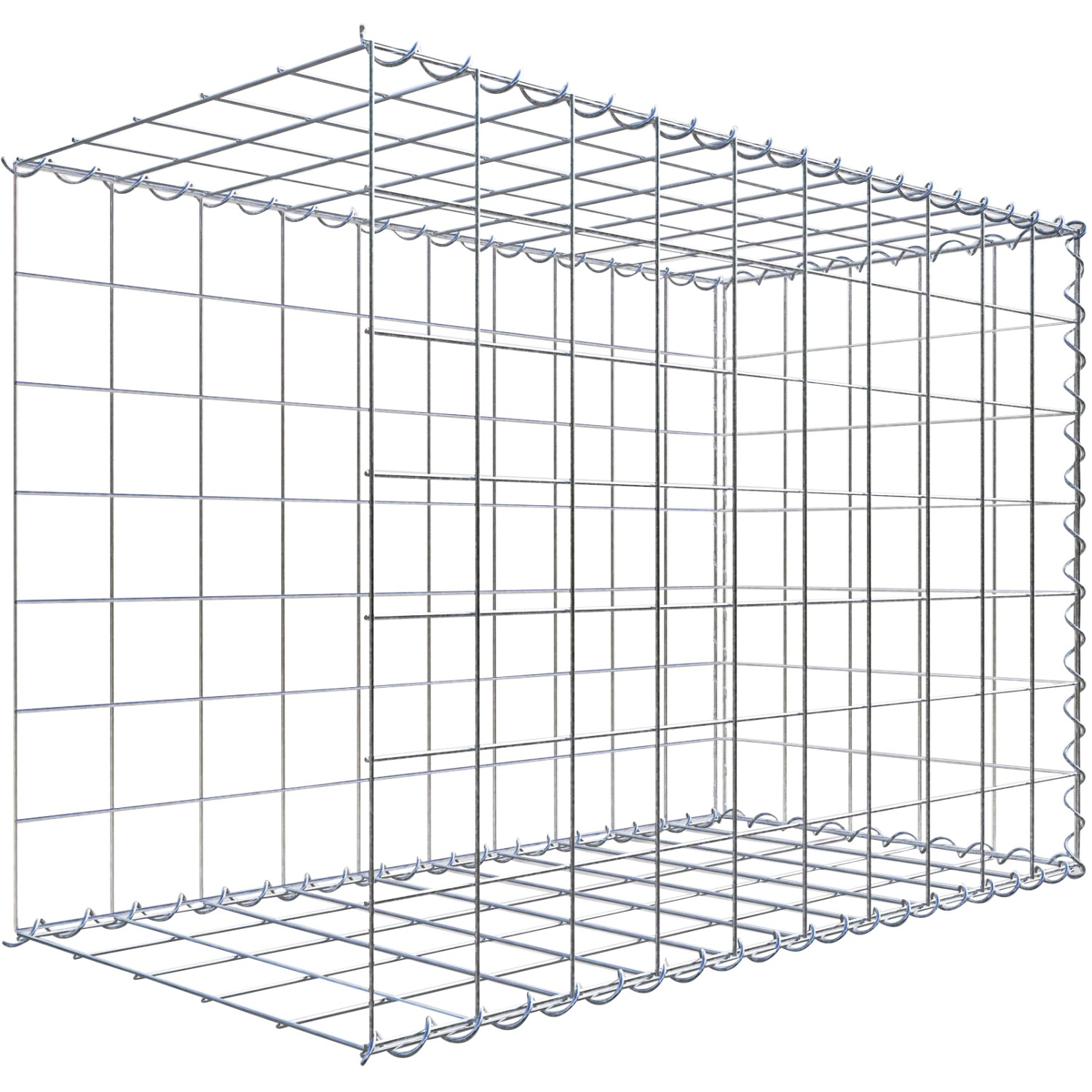 Gabiona Gabione-Anbaukorb Typ 2 70 x 100 x 50 cm Maschenw 10 x 10 cm Gabiona Gabione-Anbaukorb Typ 2 70 x 100 x 50 cm Maschenw 10 x 10 cm von Gabiona
