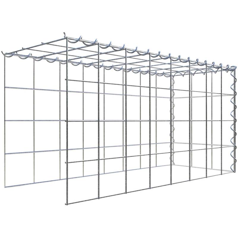Gabiona Gabione-Anbaukorb Typ 4 40 x 80 x 30 cm Maschenw 10 x 10 cm von Gabiona
