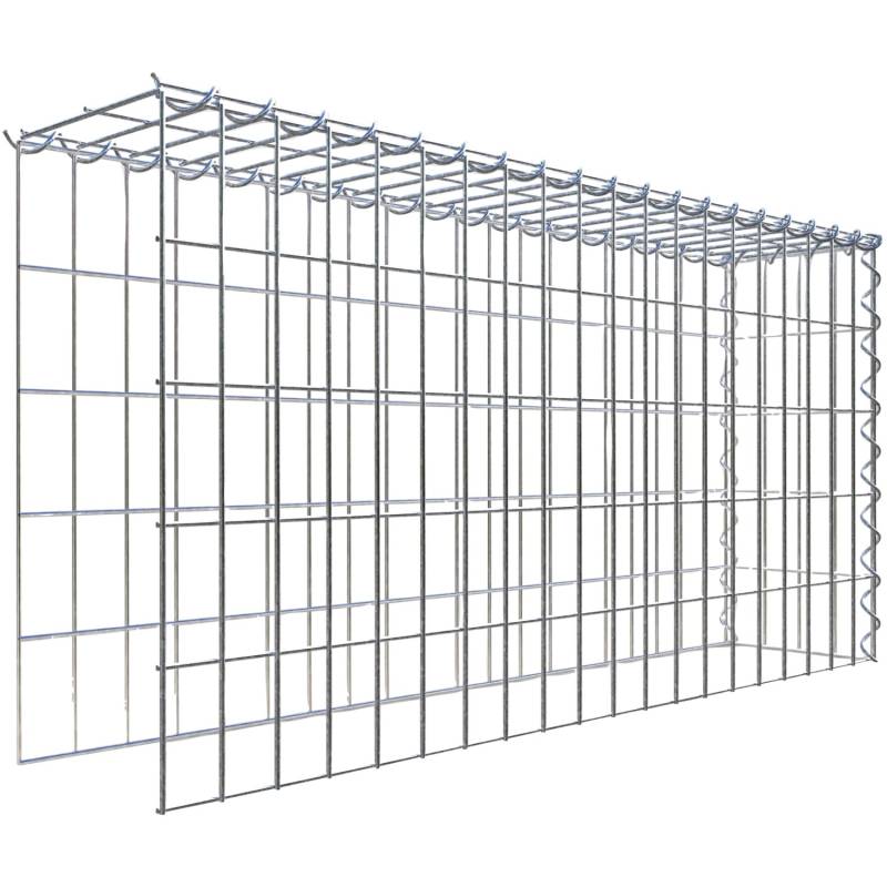 Gabiona Gabione-Anbaukorb Typ 4 50 x 100 x 20 cm Maschenw 5 x 10 cm von Gabiona