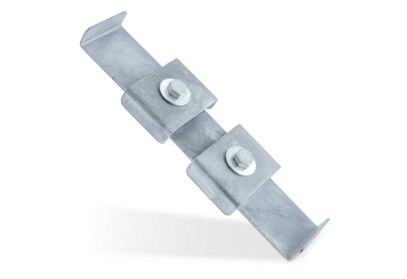 Gabiona Zaunverbinderset Klammer für 5 x 20 cm, verzinkt, (Klammer für 5 x 20 cm, verzinkt) von Gabiona