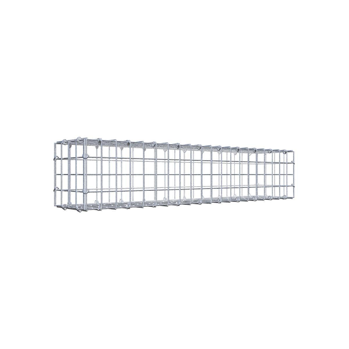 Gabione 100 cm x 20 cm x 20 cm (L x H x T), Maschenweite 5 cm x 5 cm, C-Ring