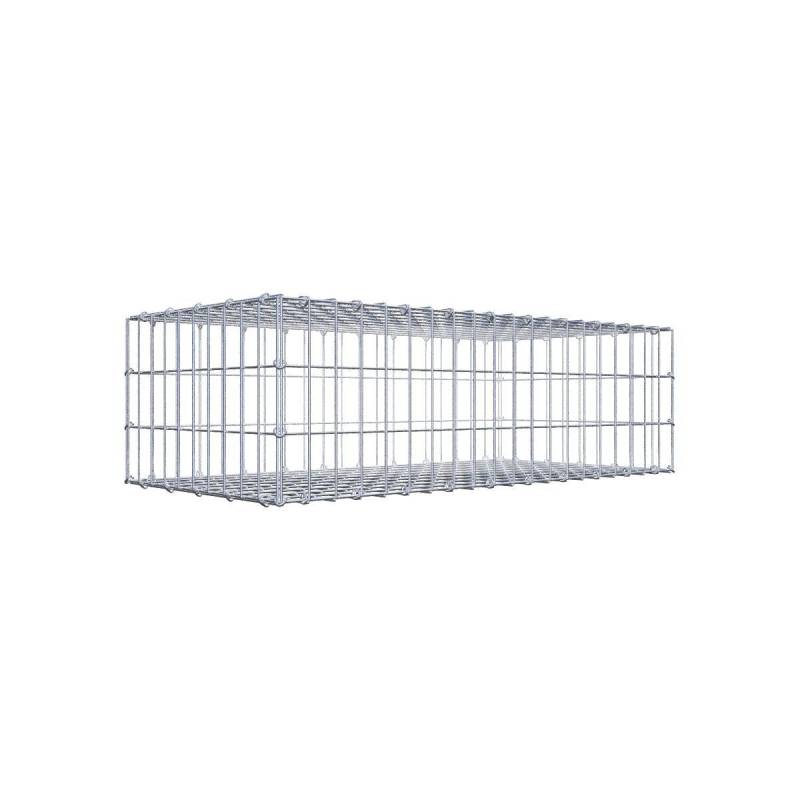 Gabione 100 cm x 30 cm x 50 cm (L x H x T), Maschenweite 5 cm x 10 cm, C-Ring