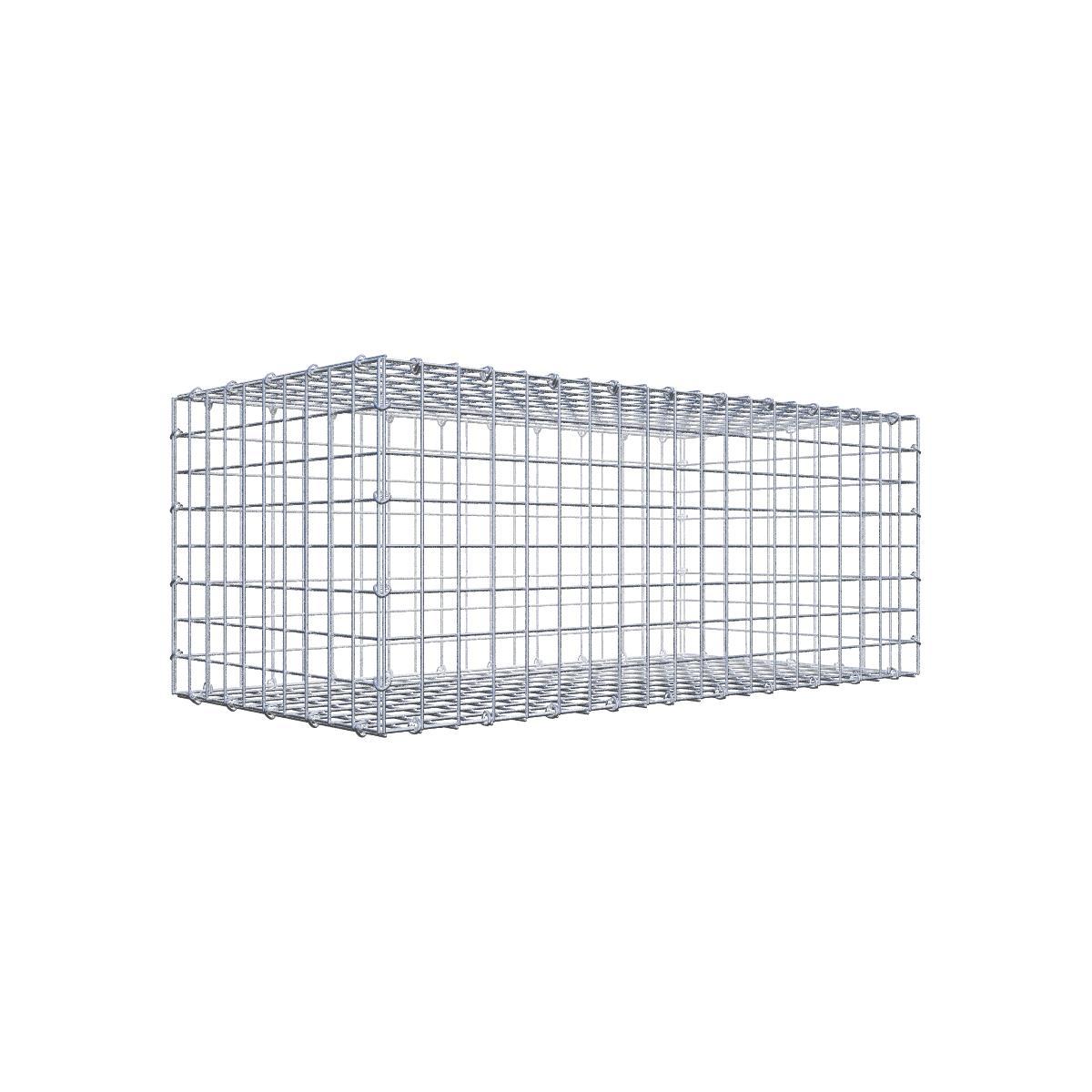 Gabione 100 cm x 40 cm x 50 cm (L x H x T), Maschenweite 5 cm x 5 cm, C-Ring