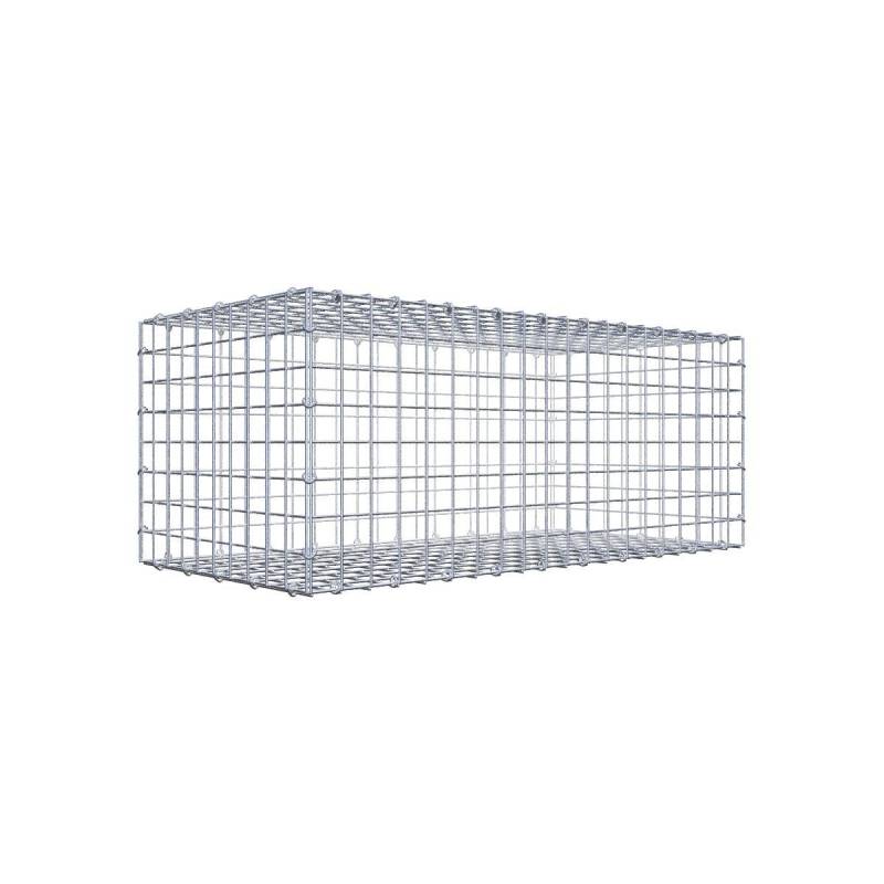 Gabione 100 cm x 40 cm x 50 cm (L x H x T), Maschenweite 5 cm x 5 cm, C-Ring