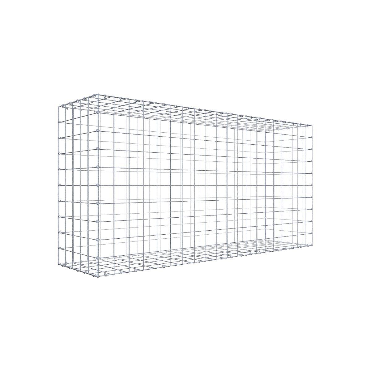 Gabione 200 cm x 100 cm x 50 cm (L x H x T), Maschenweite 10 cm x 10 cm, C-Ring