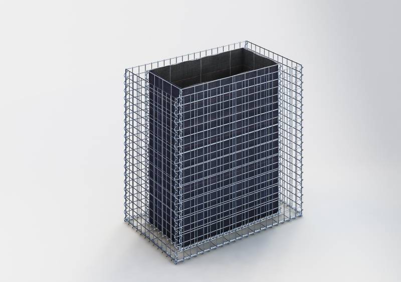 Hochbeet eckig 100 cm x 100 cm x 60 cm (L x H x T), Maschenweite 5 x 5 cm, Wandstärke 10 cm