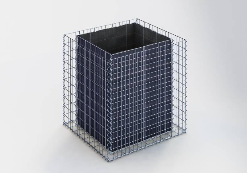 Hochbeet eckig 100 cm x 100 cm x 90 cm (L x H x T), Maschenweite 5 x 10 cm, Wandstärke 10 cm