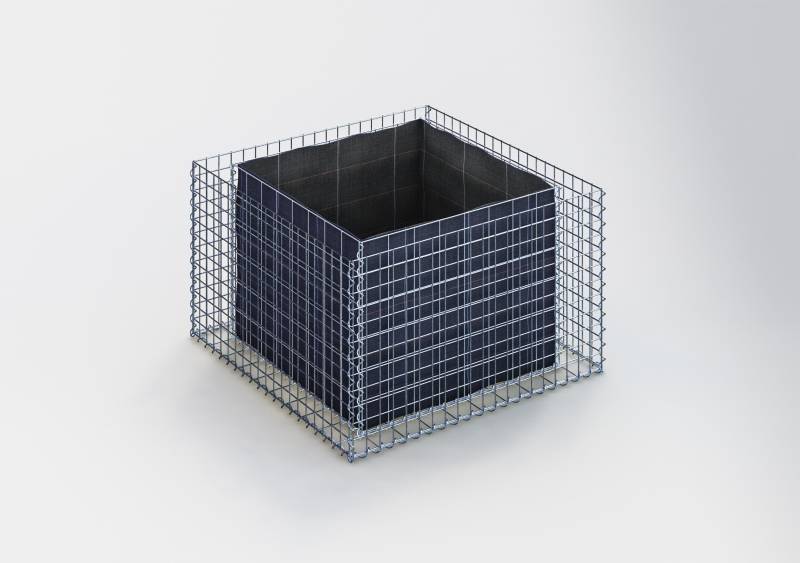 Hochbeet eckig 100 cm x 60 cm x 100 cm (L x H x T), Maschenweite 5 x 5 cm, Wandstärke 10 cm