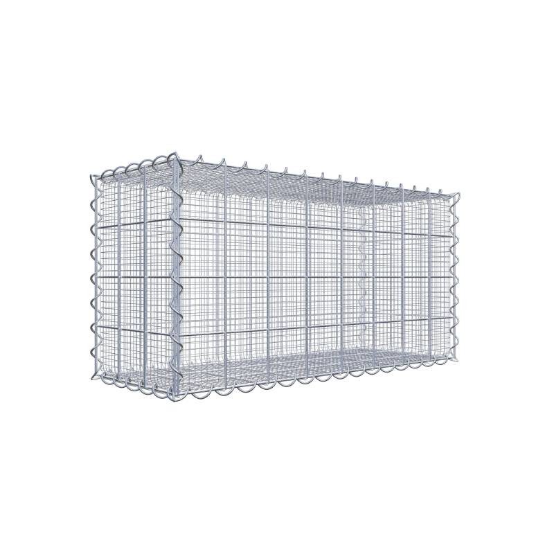Splittgabione 80 cm x 40 cm x 30 cm (L x H x T), Maschenweite 10 cm x 10 cm, Spirale