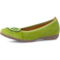 Gabor Ballerina, flache Schuhe, Slipper mit Hovercraft Luftkammern-Laufsohle von Gabor