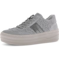 Gabor Plateausneaker, Freizeitschuh, Halbschuh, Schnürschuh in Teddy-Optik von Gabor