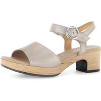 Gabor Sandalette "KRETA", Blockabsatz, Sommerschuh, Riemchensandale mit Glitterdruck, Weite G von Gabor