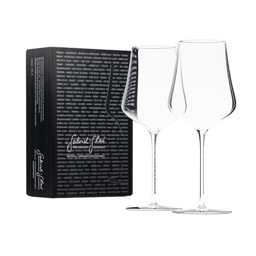 Gabriel-Glas StandArt Kristallweingläser, 2er-Set mit Geschenkbox, Premium-Weinglas für Rot- und Weißwein, spülmaschinenfest, bleifrei, 473 ml von Gabriel-Glas