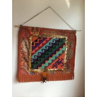 Wandteppich Wandbild Wandbehang Gewebt Im Ethno Style Azteken Muster Wanddeko Deko Tappesserie Weberei Trend Geschenk Webbild von GabrieleMast