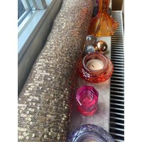 Zugluftstopper Gold Oder Rose Pailletten Glitzer Ganz Besondere Geschenk Dekozugluftstopper Deko Türluftschlange Fensterluftstopper von GabrieleMast