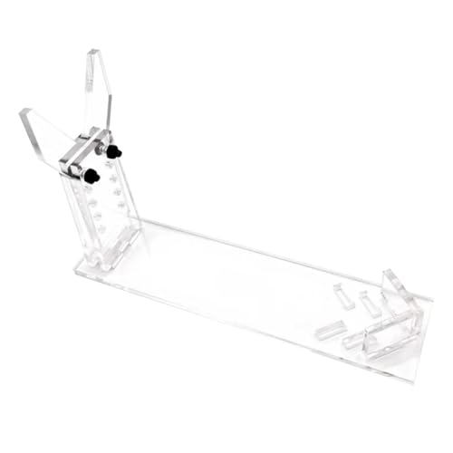Gacqpli Acryl Pistolenständer, Fünf Höhenverstellbarer Spielzeugständer Aus Acryl, Hochtransparentes Modell Waffen Display Ständer von Gacqpli