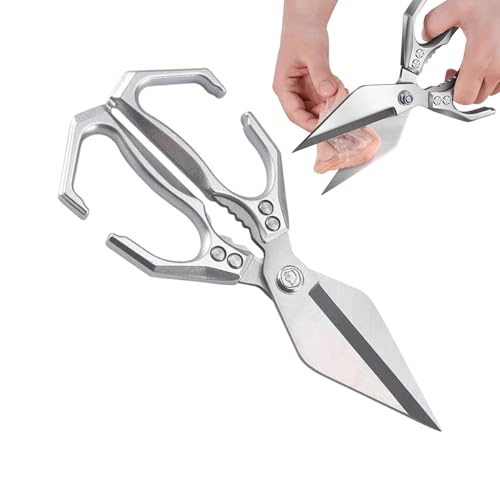 Gacqpli Robuste Küchenschere | Edelstahl Schere Ergonomisch Für Fleisch,Küchenwerkzeuge Für Geflügel Meeresfrüchte Gacqpli Robuste Küchenschere | Edelstahl Schere Ergonomisch Für Fleisch,Küchenwerkzeuge Für Geflügel Meeresfrüchte von Gacqpli