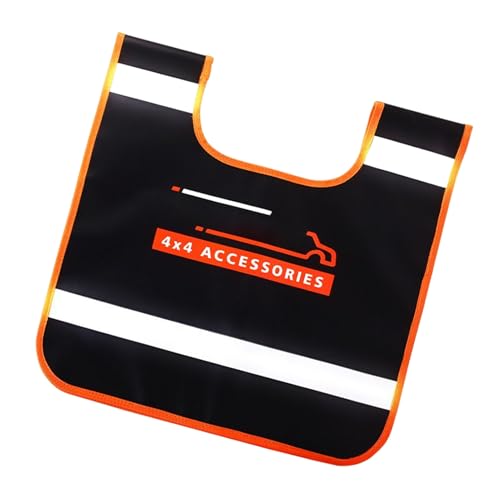 Gacqpli Sicherheitsflagge, Reflektierende Abschleppfahne, Wasserdichtes Anti-Rebound Warnsignal für Auto Reise Outdoor Truck Abschleppseil Sichtbarkeit von Gacqpli