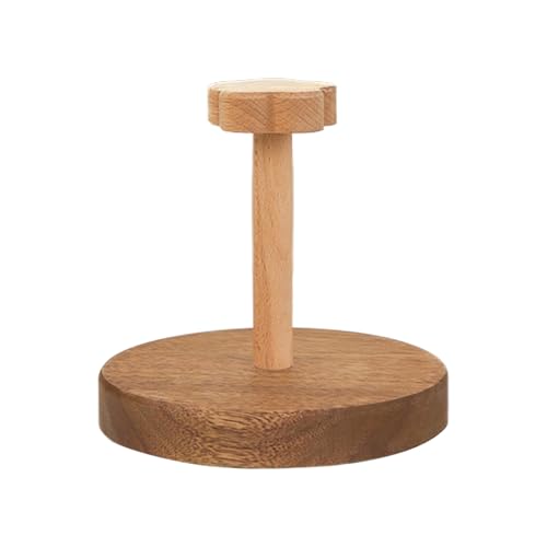 Gacqpli Stabiler Holz Becherhalter | Holz Becherhalter Küchenorganizer,Platzsparender Halter Für Büro Küche Schlafzimmer Camping von Gacqpli
