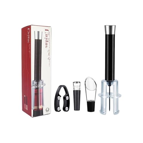 Rotweinöffner-Set - Manueller Luftdruck Flaschenöffner, Weinflaschenöffner-Pumpe, Multifunktionales Weinöffner-Set Rotweinöffner-Set - Manueller Luftdruck Flaschenöffner, Weinflaschenöffner-Pumpe, Multifunktionales Weinöffner-Set von Gacqpli