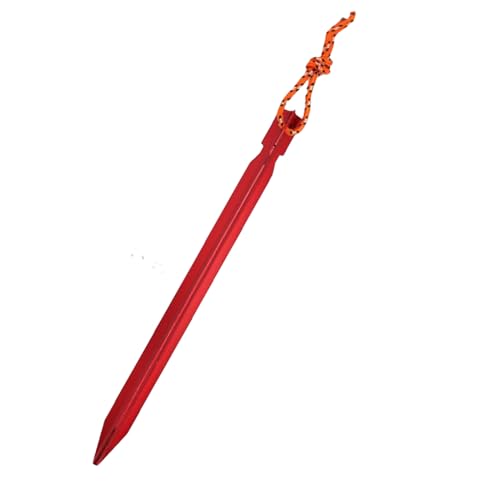 Zeltheringe Aus Aluminium, 7 Zoll Robuste Zeltspikes, Camping-Überdachungsheringe Mit Zugseilen Für Rucksacktouren Und Outdoor Aktivitäten von Gacqpli