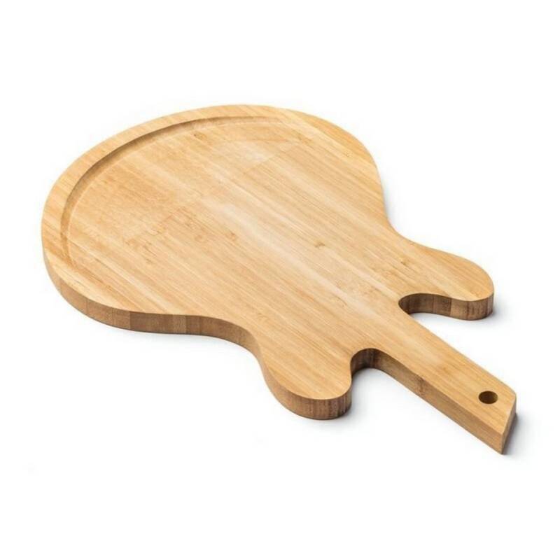 Gadget Master Schneidebrett E-Gitarre Schneidebrett aus Holz von Gadget Master